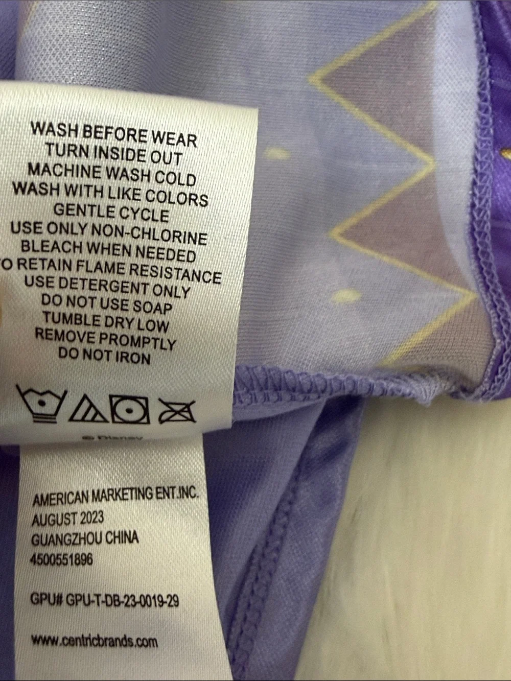 Disney Princess Wish Purple Nightgown - Picture 7 of 7